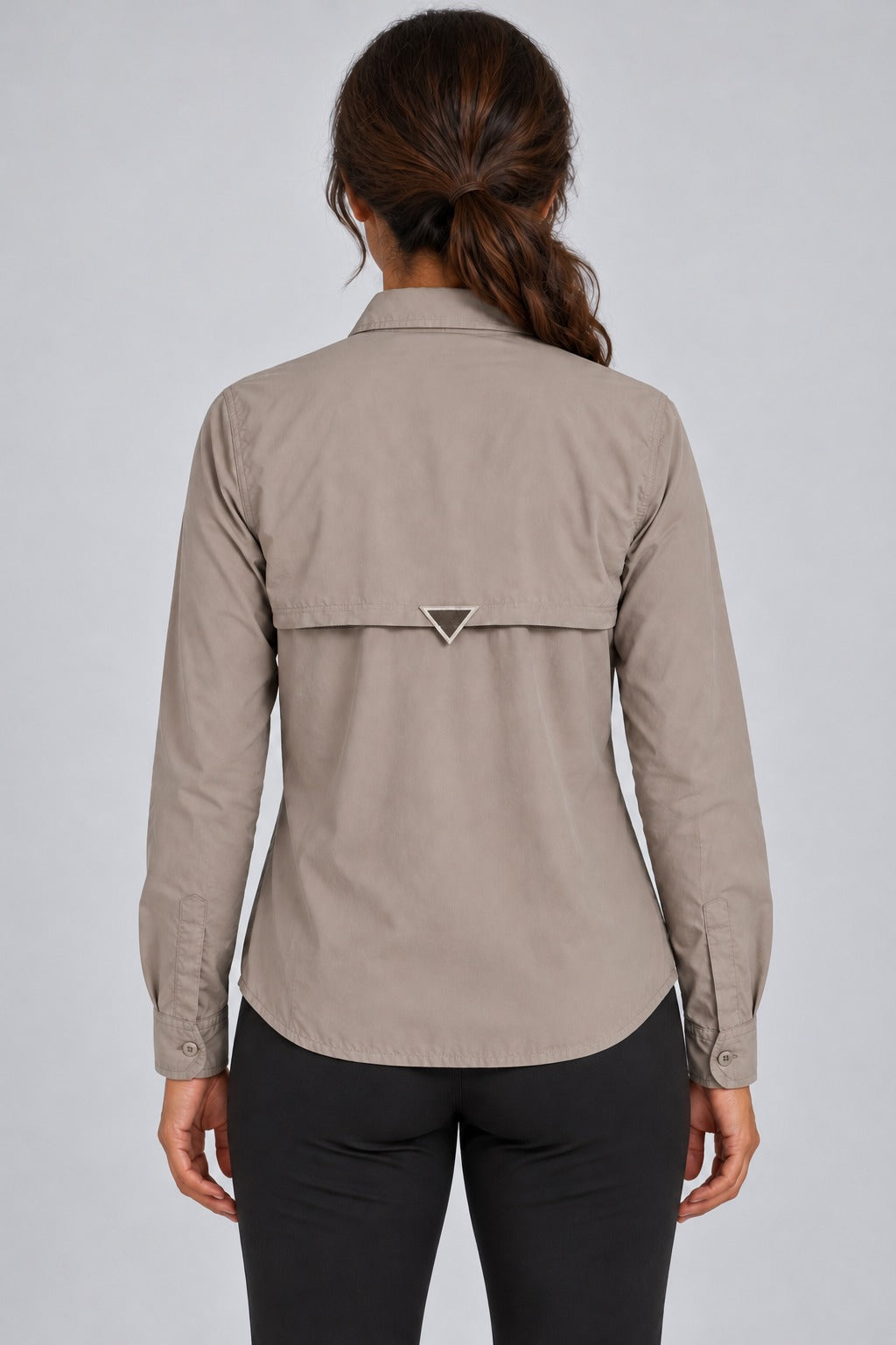 Camisa Feminina Adventure – Donkey Brown – costas