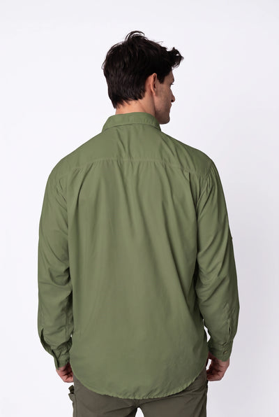 Camisa Pow Masculina – Verde Militar – foto 4