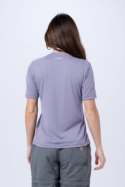 Camiseta Catch Release Feminina Manga Curta – Roxo Claro – foto 3