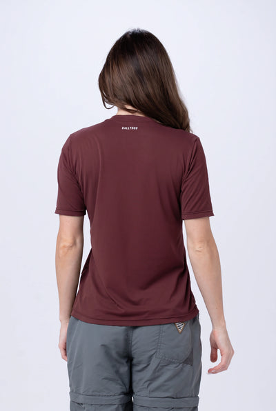 Camiseta Catch Release Feminina Manga Curta – Vinho – foto 3