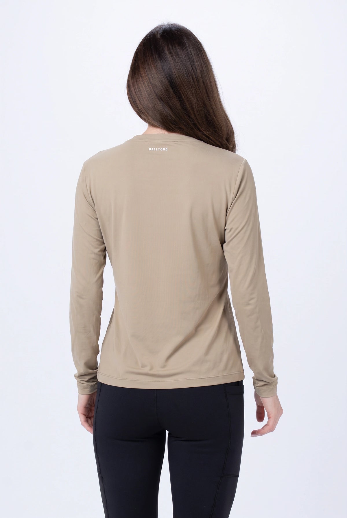 Camiseta Catch Release Feminina Manga Longa – Bege – foto 4