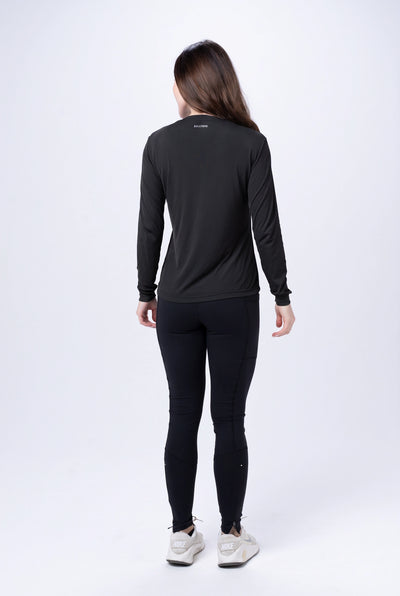 Camiseta Catch Release Feminina Manga Longa – Preto – foto 3