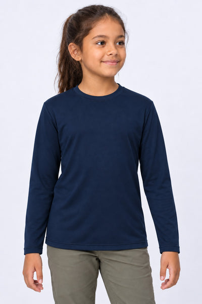 Camiseta Catch Release Infantil Manga Longa – Marinho – frente
