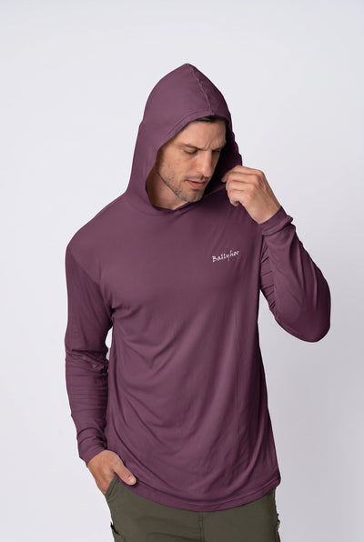 Camiseta Catch Release Masculina com Capuz – Beringela – foto 2