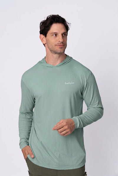Camiseta Catch Release Masculina com Capuz – Floresta – foto 1