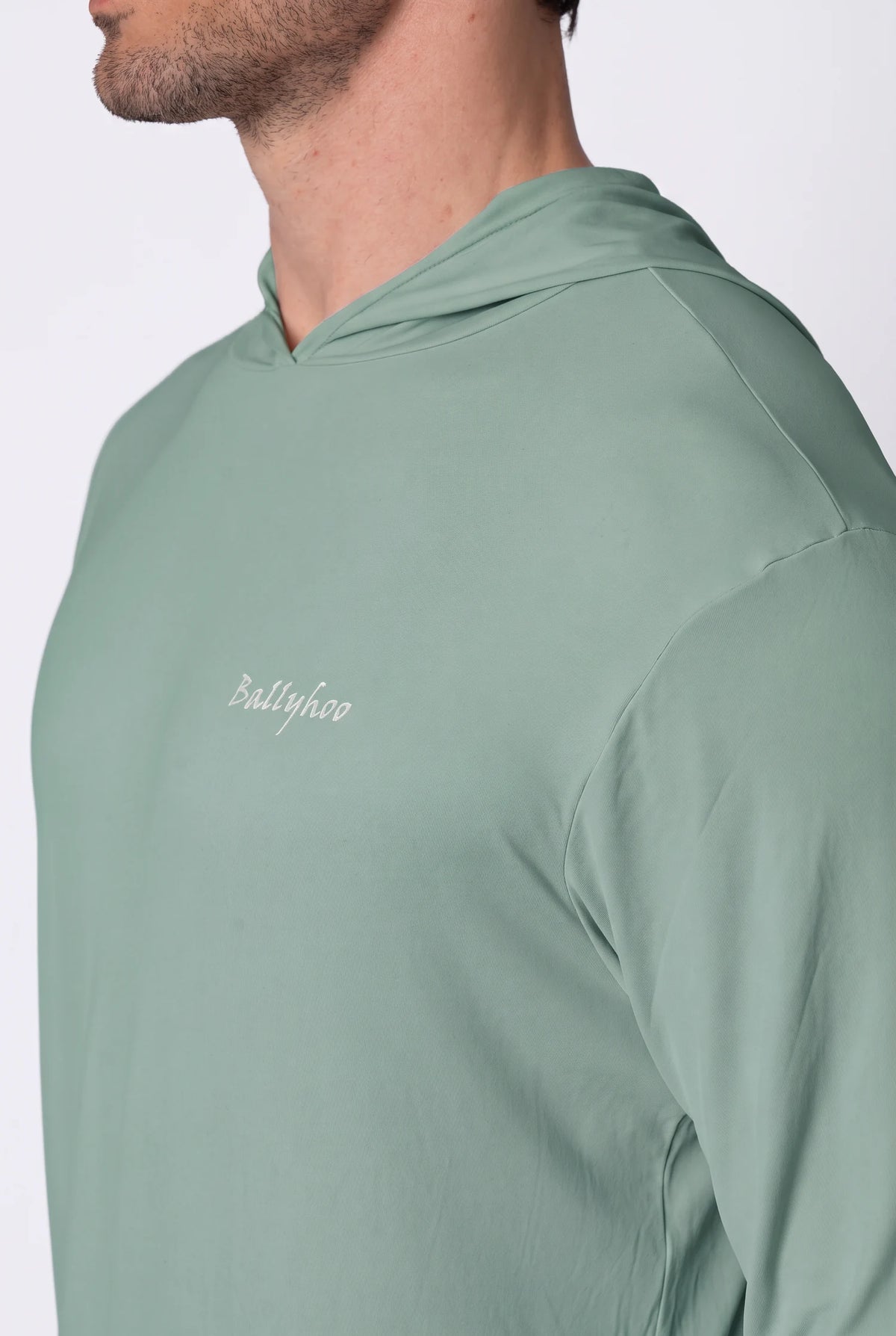Camiseta Catch Release Masculina com Capuz – Floresta – foto 4