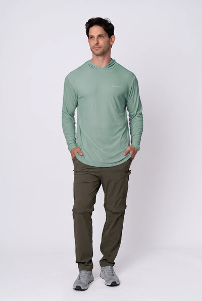 Camiseta Catch Release Masculina com Capuz – Floresta – foto 5