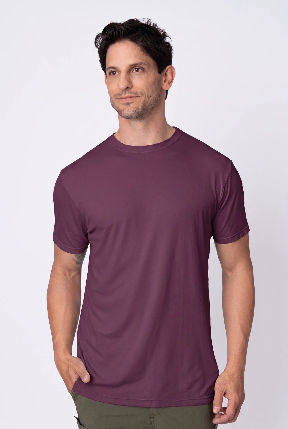 Camiseta Catch Release Masculina Manga Curta – Beringela – foto 3