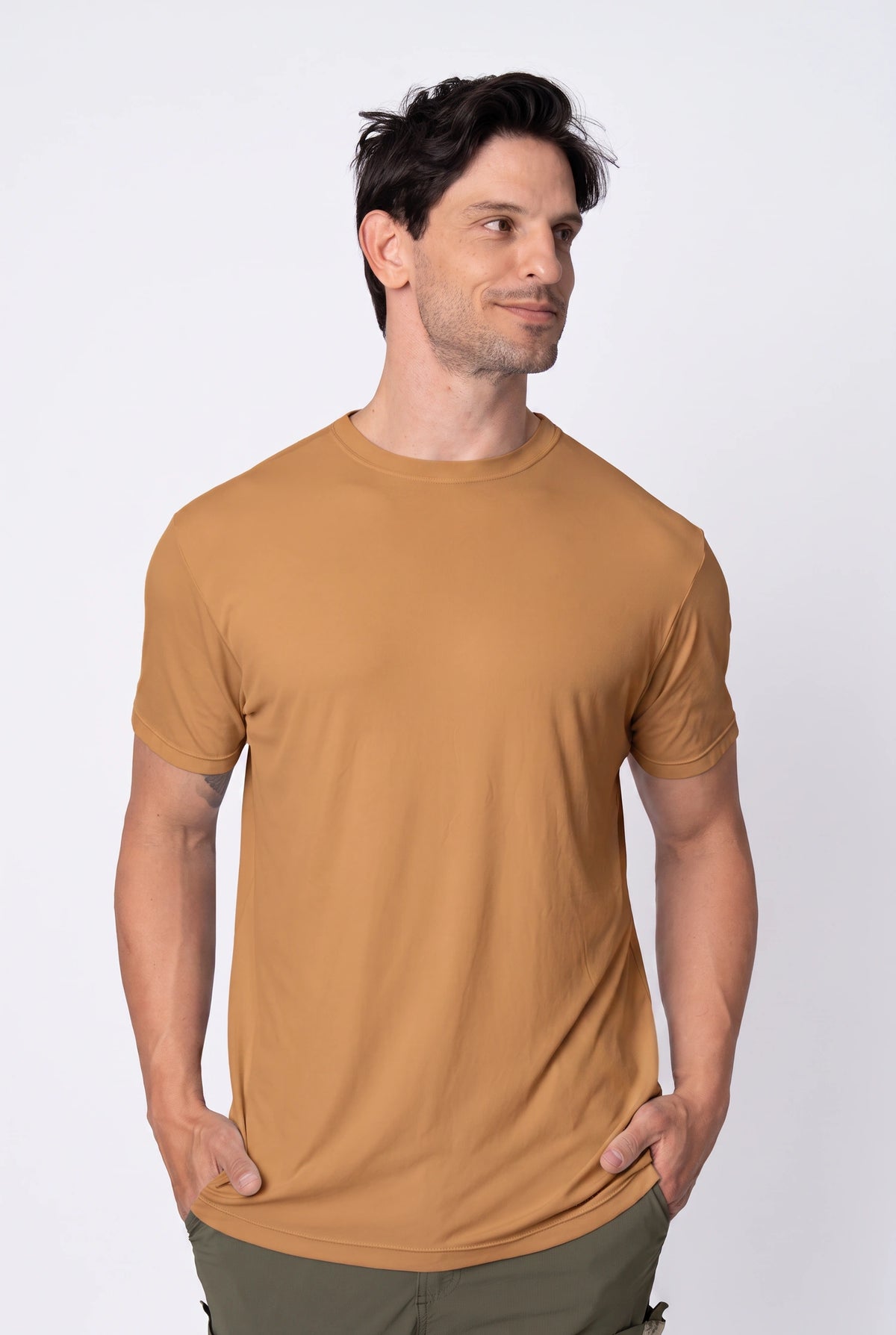 Camiseta Catch Release Masculina Manga Curta – Caramelo – foto 2