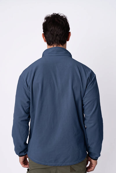 Camiseta Conforto Absoluto Fleece Masculina – Azul Marinho – foto 2