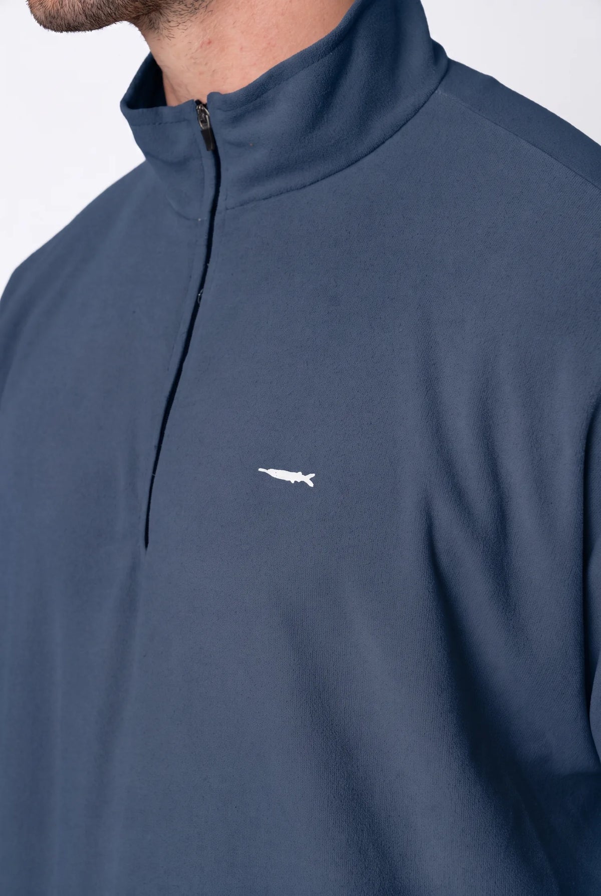 Camiseta Conforto Absoluto Fleece Masculina – Azul Marinho – foto 5