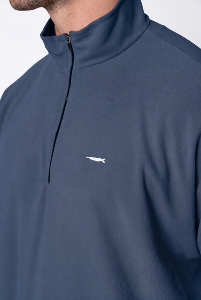Camiseta Conforto Absoluto Fleece Masculina – Azul Marinho – foto 5