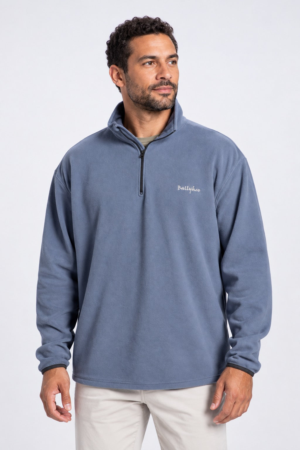 Camiseta Conforto Absoluto Fleece Masculino – Cinza – frente