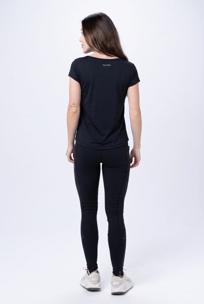 Camiseta Feminina Manga Curta – Preto – foto 3