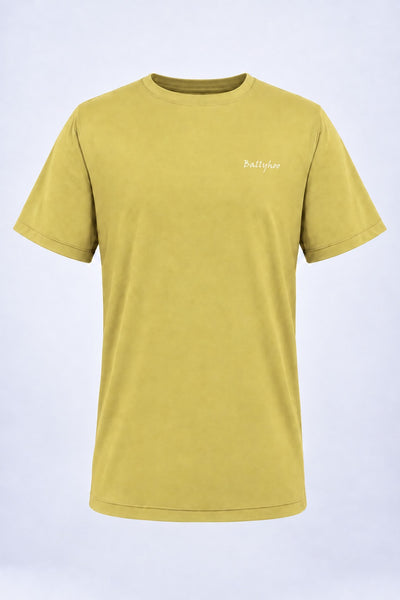 Camiseta Performance Infantil Manga Curta – Bege – peça, frente
