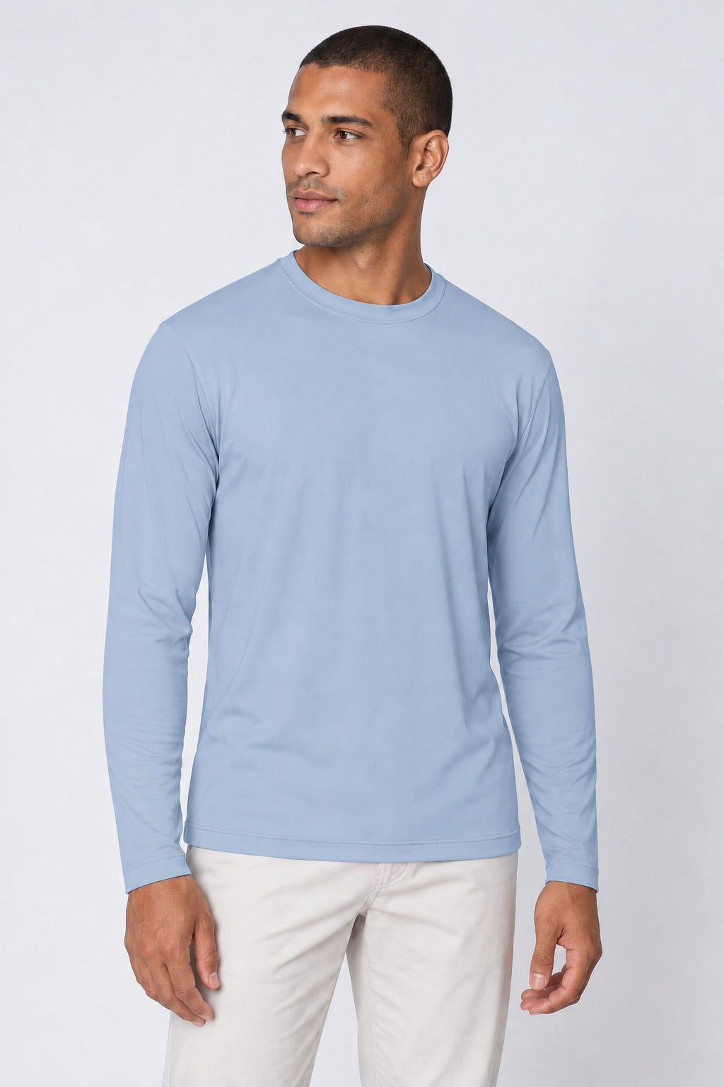 Camiseta Performance Masculina – Lavanda – frente