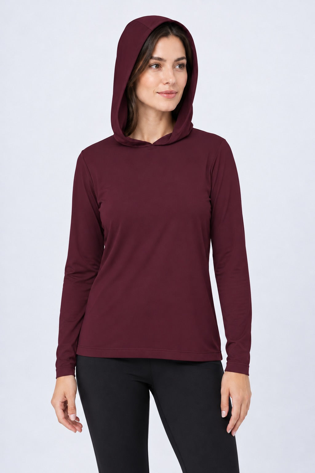 Camiseta Performance – Beringela – frente