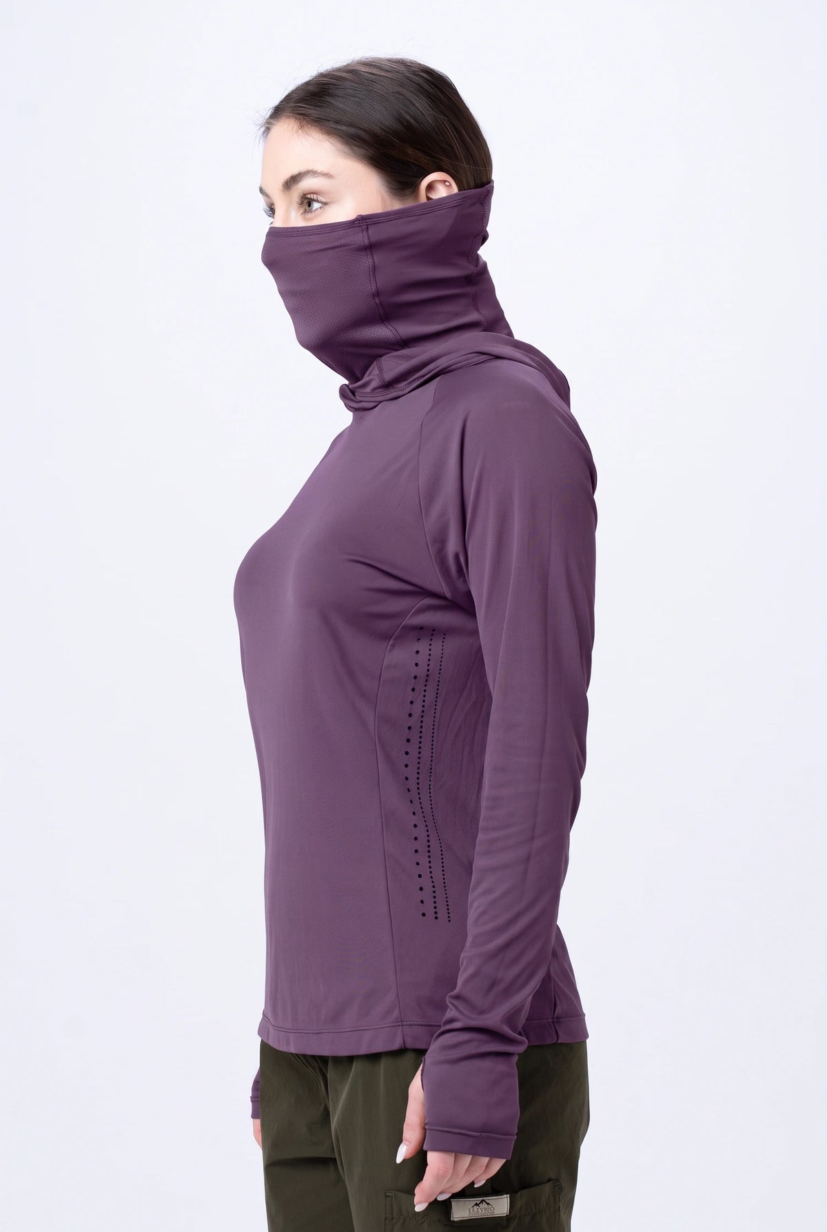 Camiseta Shadow Feminina – Beringela – foto 5