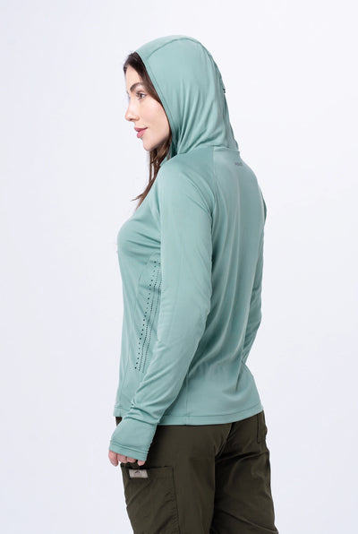 Camiseta Shadow Feminina – Verde Água – foto 5