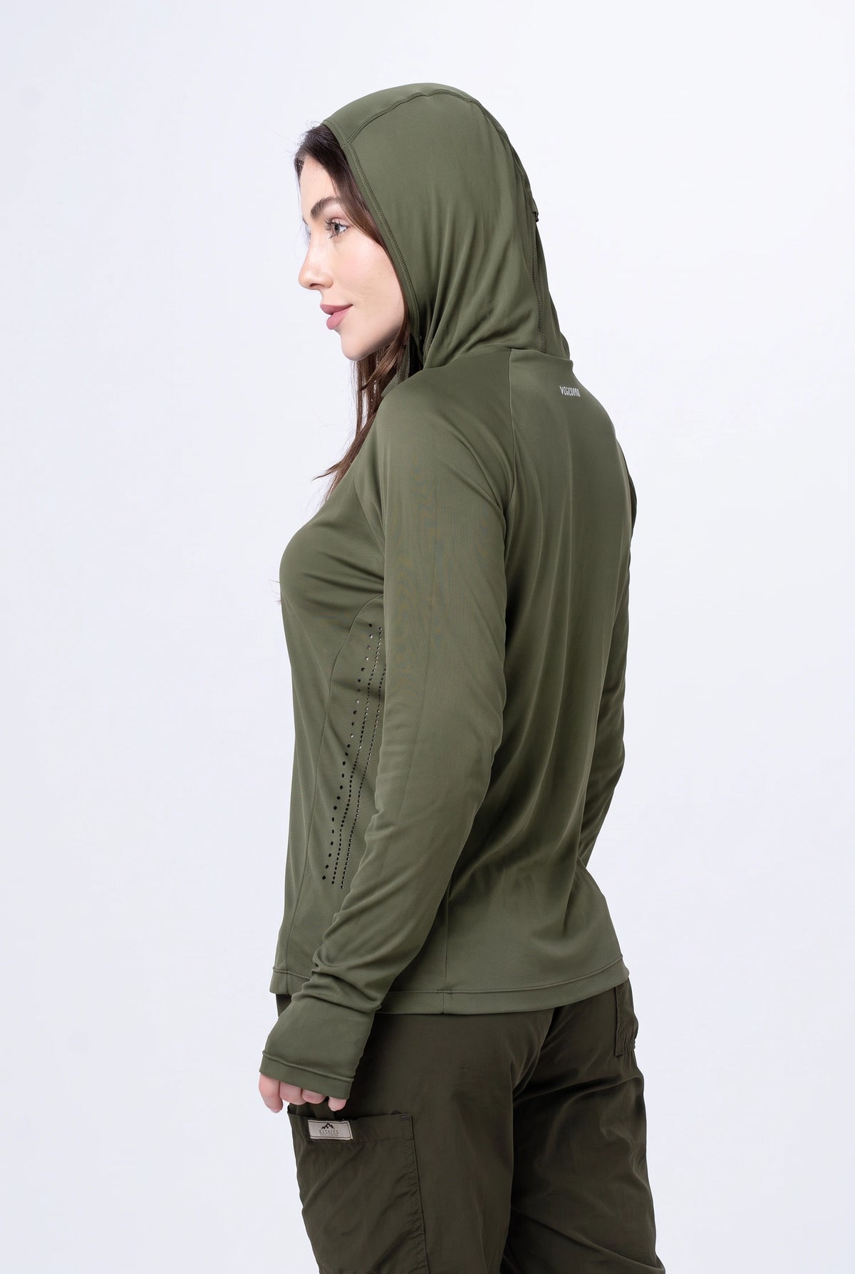 Camiseta Shadow Feminina – Verde Militar – foto 4