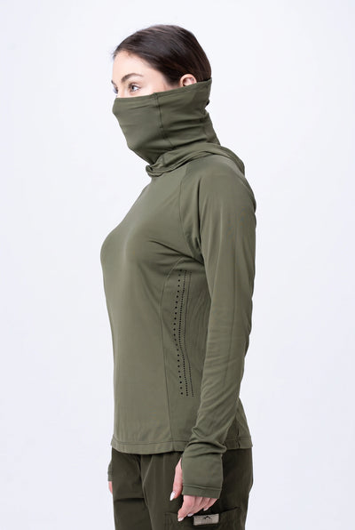 Camiseta Shadow Feminina – Verde Militar – foto 6