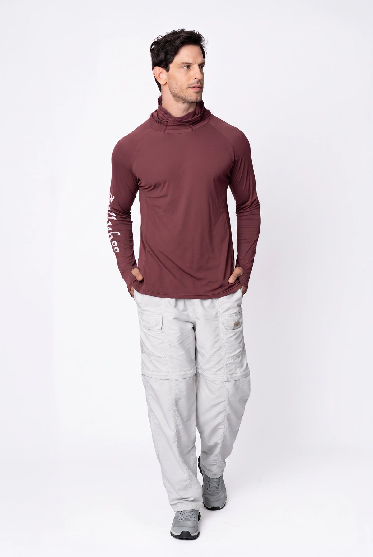 Camiseta Shadow Masculina – Vinho – foto 1