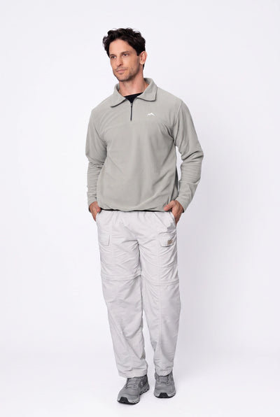 Moletom Fleece Unissex – Cinza Claro – foto 2