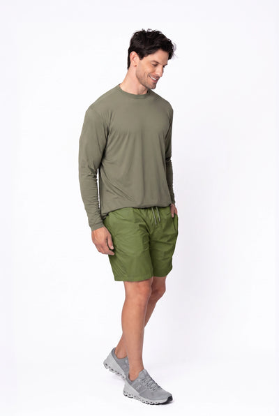 Shorts Water Board Masculino – Verde Militar – foto 2